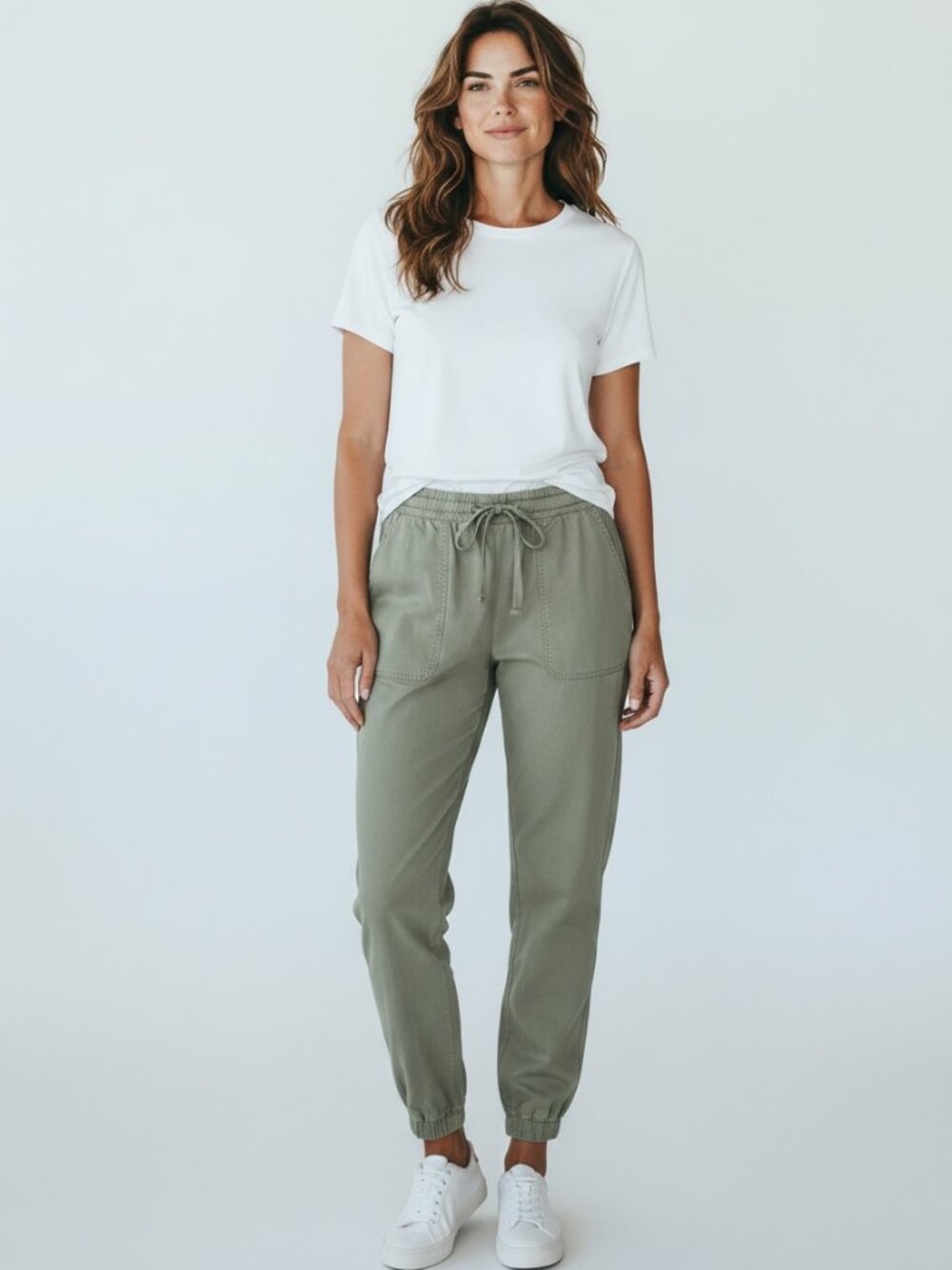 Nicole Miller New York Lyocell Jogger Pants